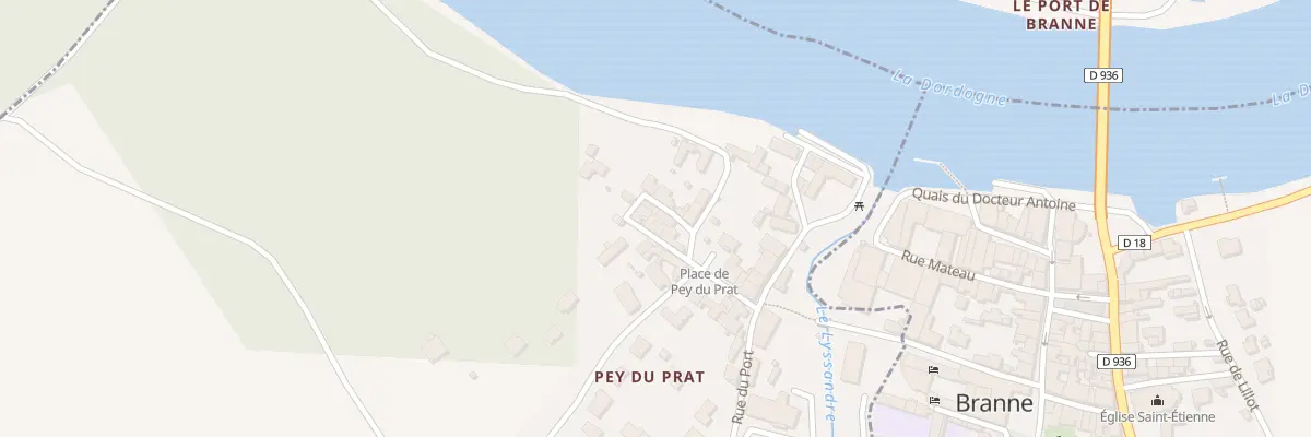 Plan du 38 Pey du Prat à Grézillac
