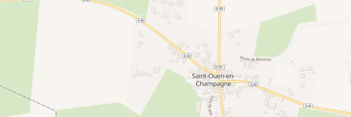 Plan du 8 Rue de Brulon à Saint-Ouen-en-Champagne