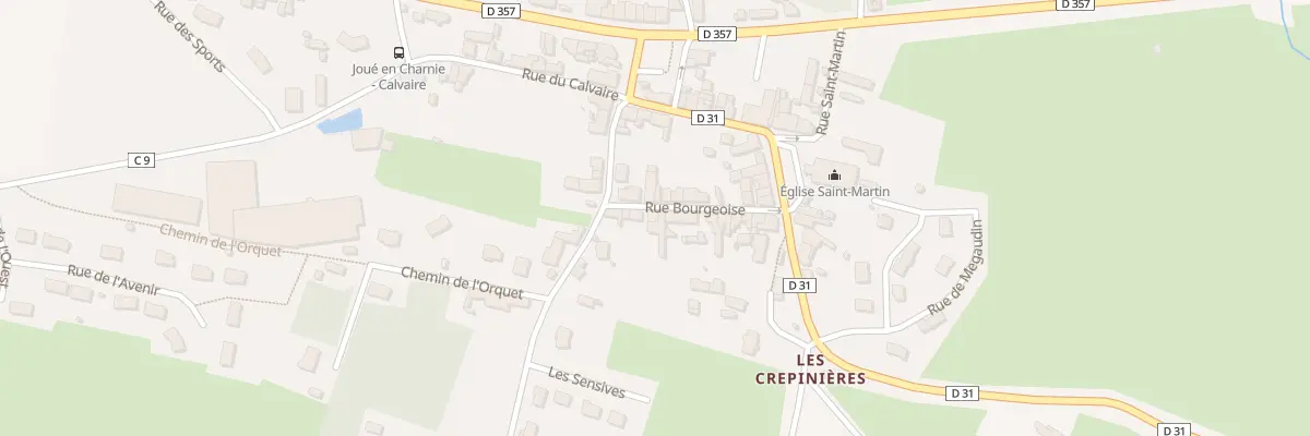 Plan du 4 Rue Bourgeoise à Joué-en-Charnie