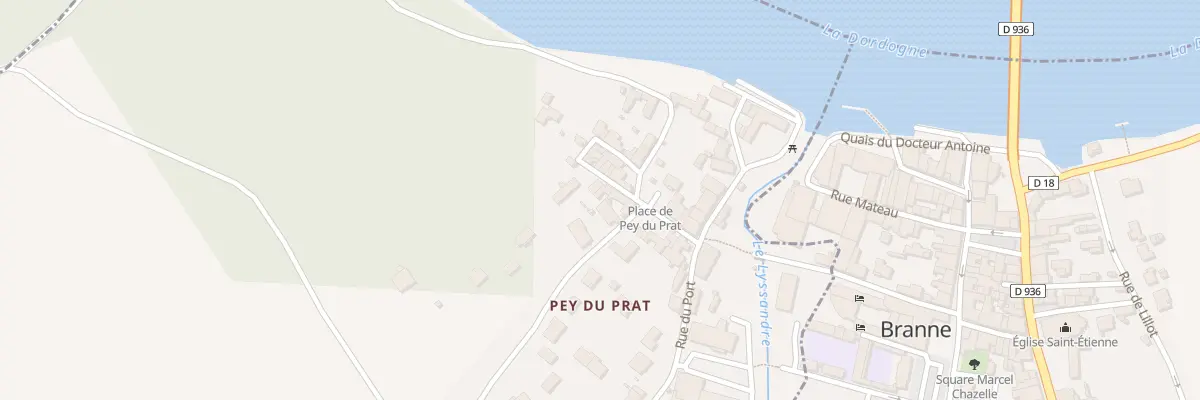 Plan du 73 Pey du Prat à Grézillac