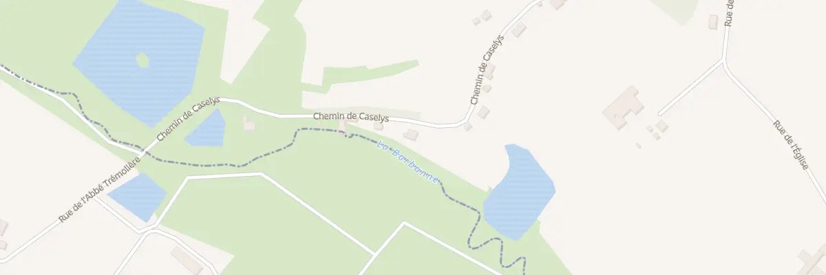 Plan du 13 Aux Vignes de Casely à Néac