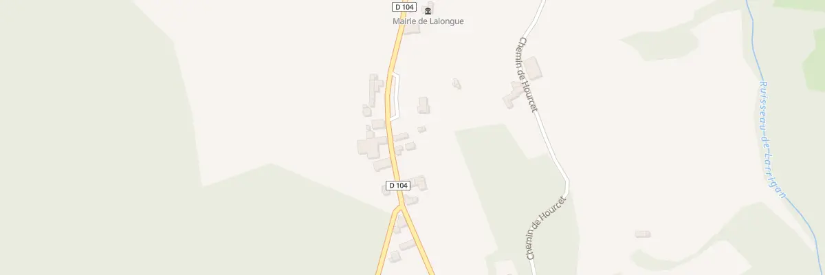 Plan du 3 Rte de Simacourbe à Lalongue