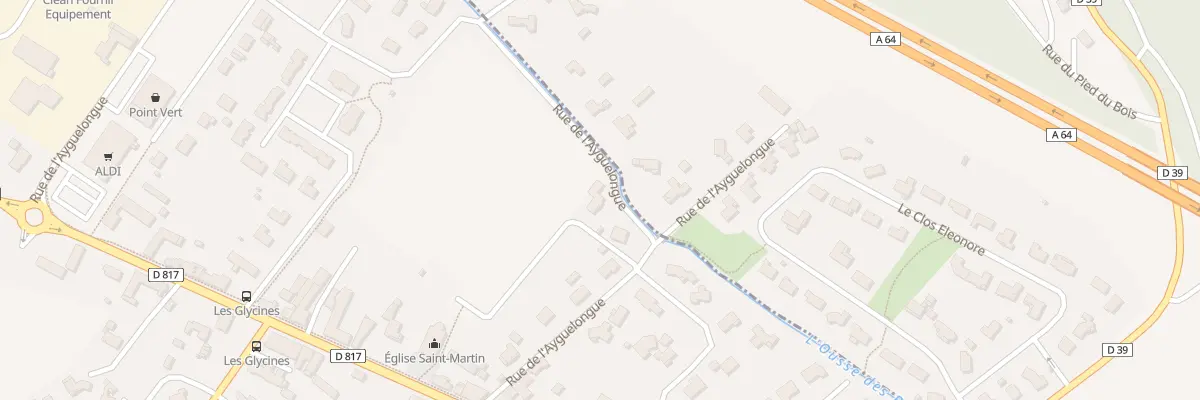 Plan du 11 Rue de l’Ayguelongue à Soumoulou