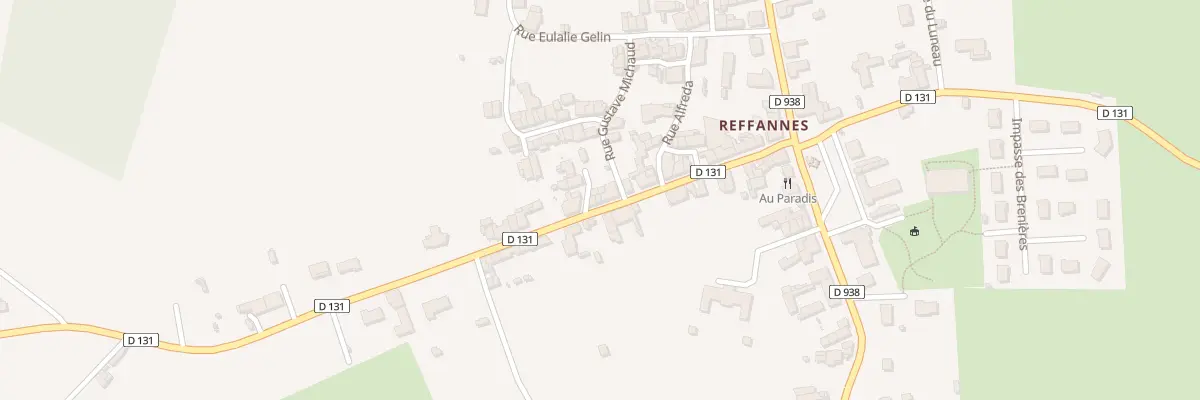 Plan du 21 Rue de la Poste à Reffannes