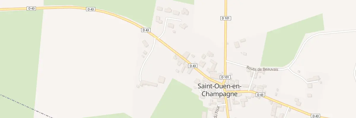 Plan du 10 Rue de Brulon à Saint-Ouen-en-Champagne