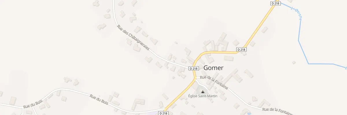 Plan du 4 Rue des Chataigneraies à Gomer