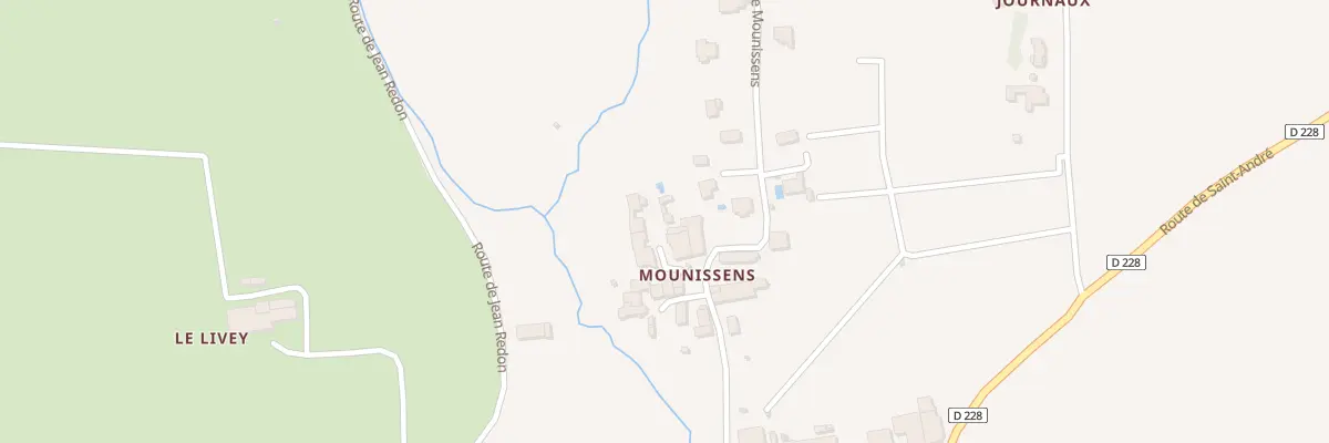Plan du 20 Rte de Mounissens à Saint-Pierre-d’Aurillac