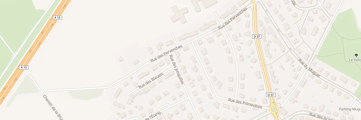 Plan du 24 Rue des Jonquilles à Troarn