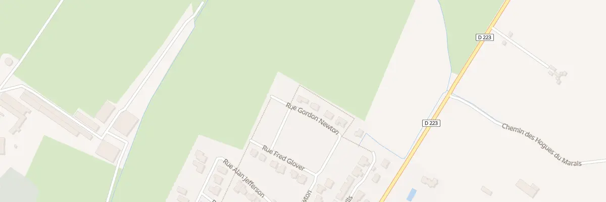 Plan du 50 Rue Gordon Newton à Merville-Franceville-Plage