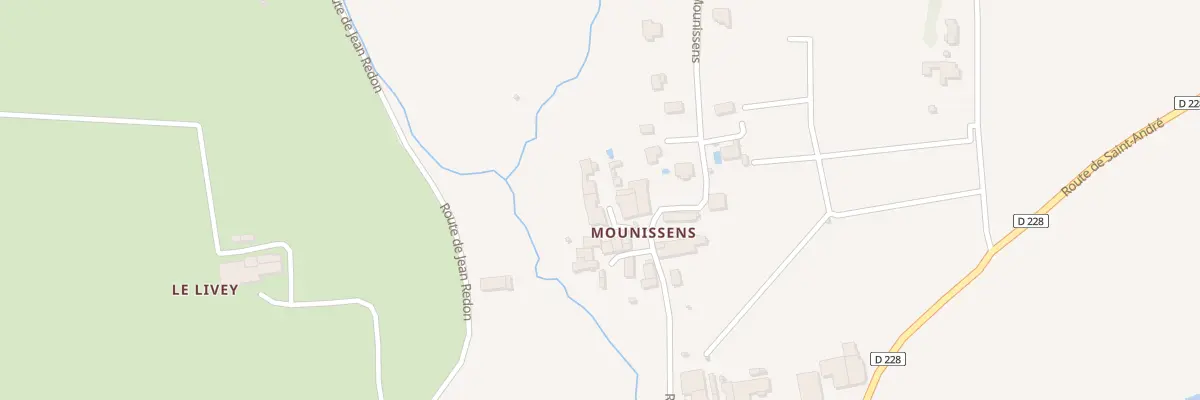 Plan du 20 Rte de Mounissens à Saint-Pierre-d’Aurillac