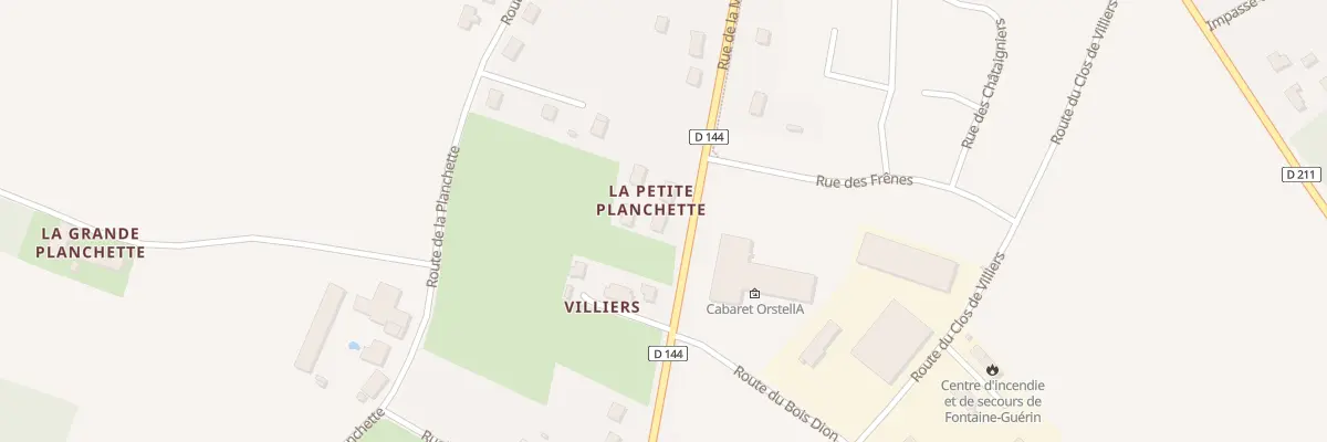 Plan du 45 Rue de la Mairie (Fontaine) aux Bois d’Anjou