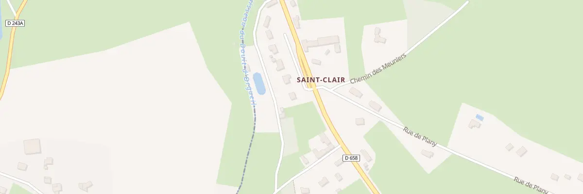Plan du 18 Rue Saint-Clair de Vaux à La Hoguette