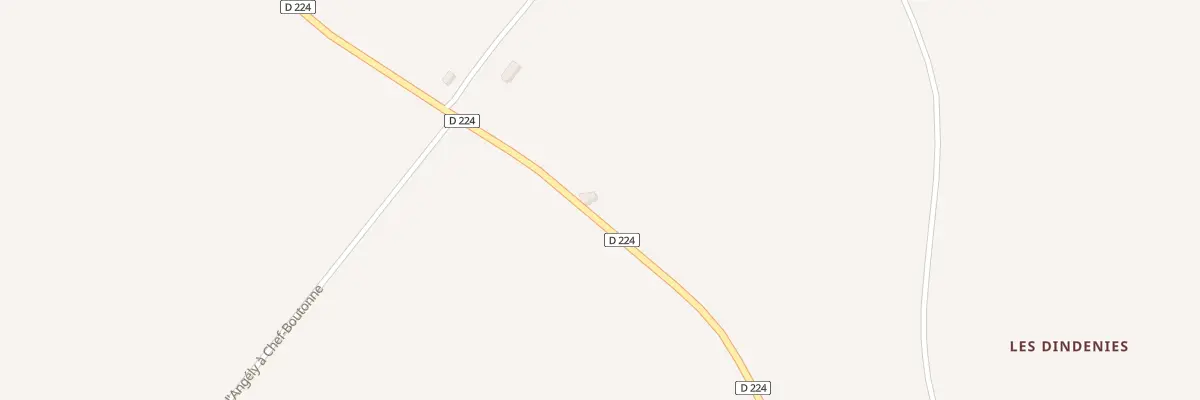 Plan du 2 La Borne à Saleignes