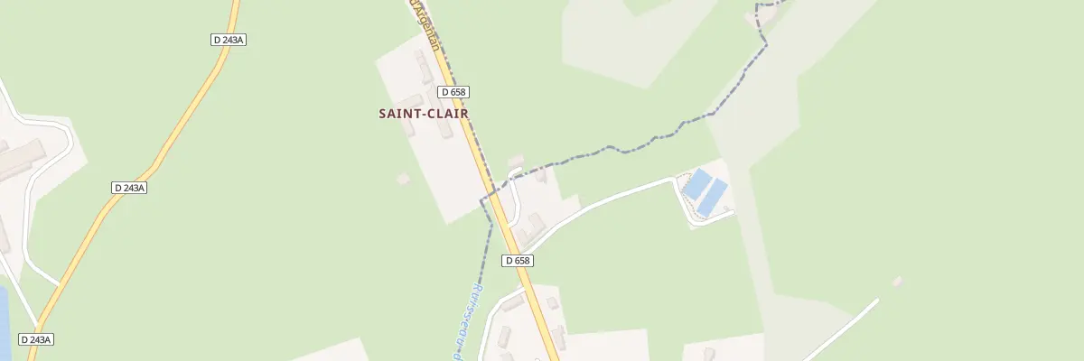 Plan du 1 Rue Saint Clair de Vaux à Falaise