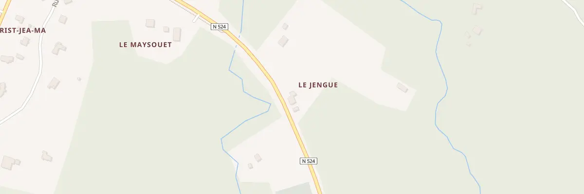Plan du 14 Le Jengue à Maillas