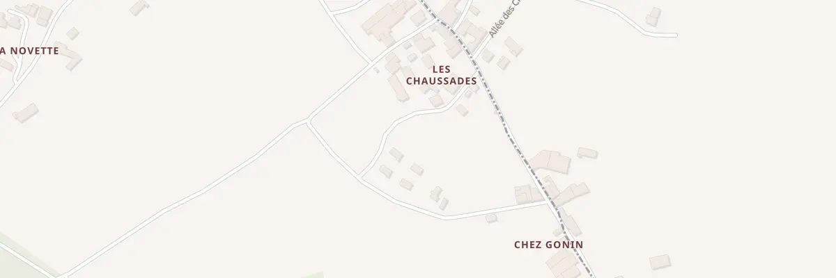 Plan du 5329 Les Chaussades au Tâtre