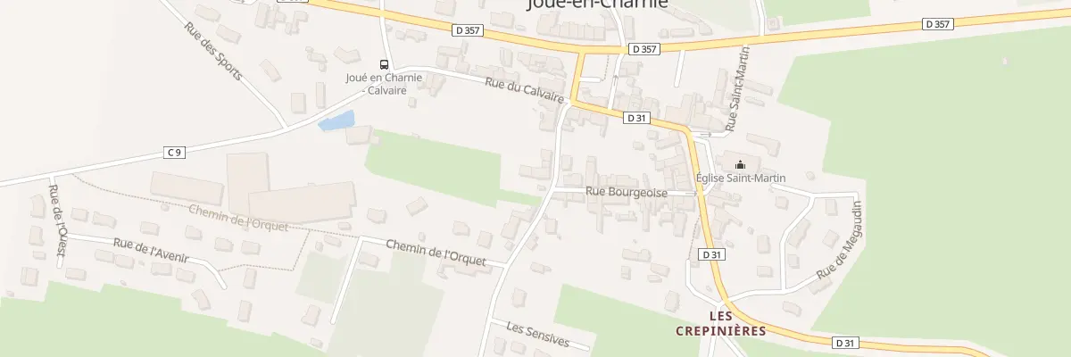Plan du 6 Rte de Brulon à Joué-en-Charnie