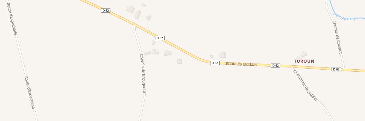 Plan du 81 Rte de Morlaas à Sedzère