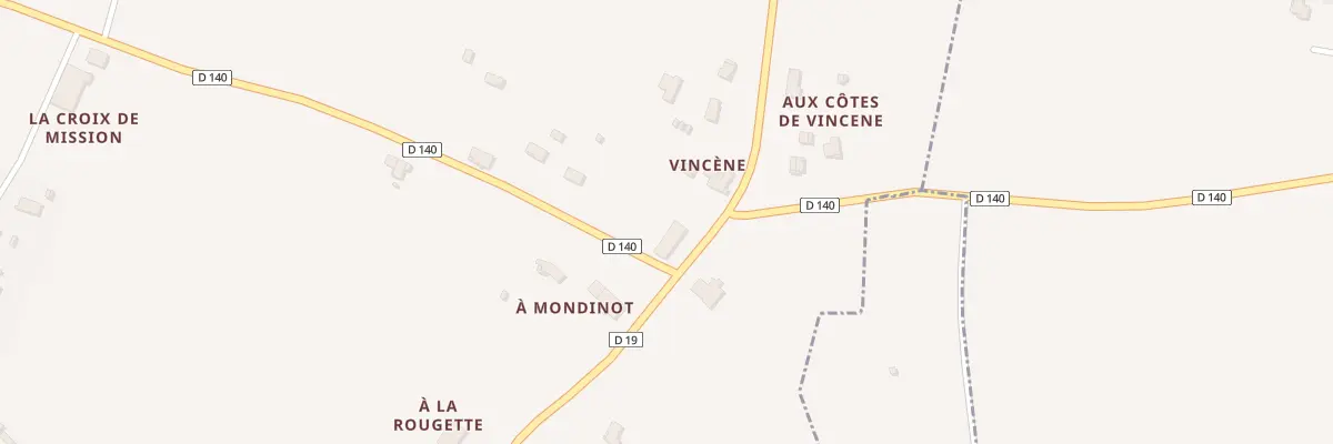 Plan du 5052 A Vincene Nord à Romagne