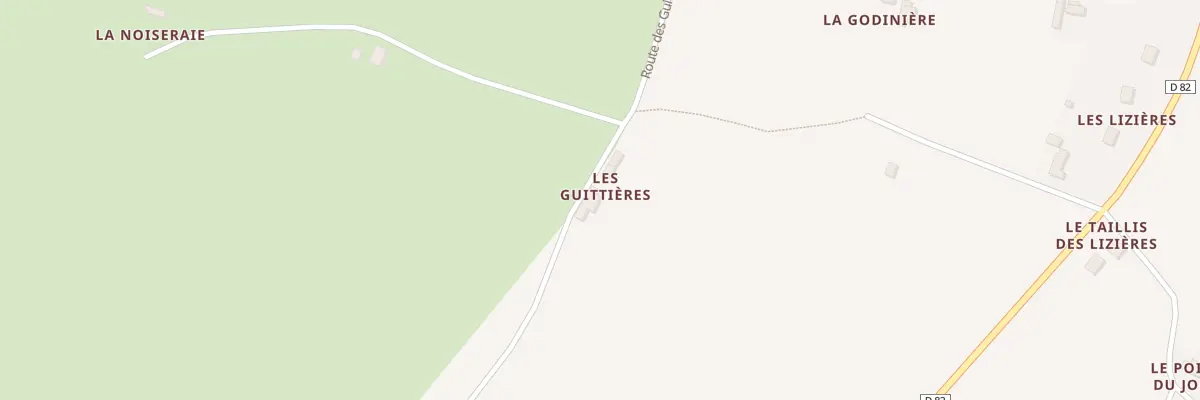 Plan du 629 Rte des Barbottières à Baugé-en-Anjou