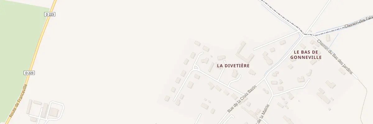 Plan du 2 Rue des Pommiers à Gonneville-en-Auge