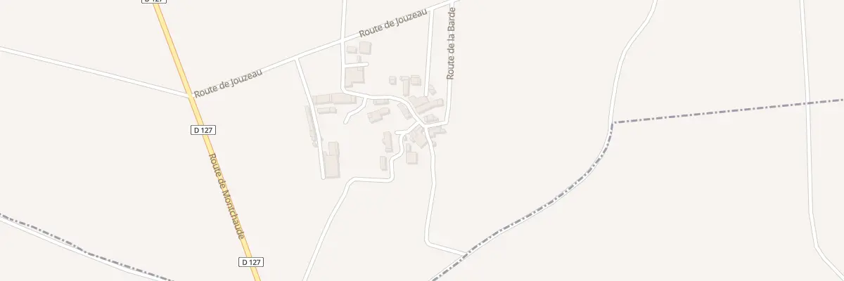 Plan du 14 Rte de la Barde à Montmérac