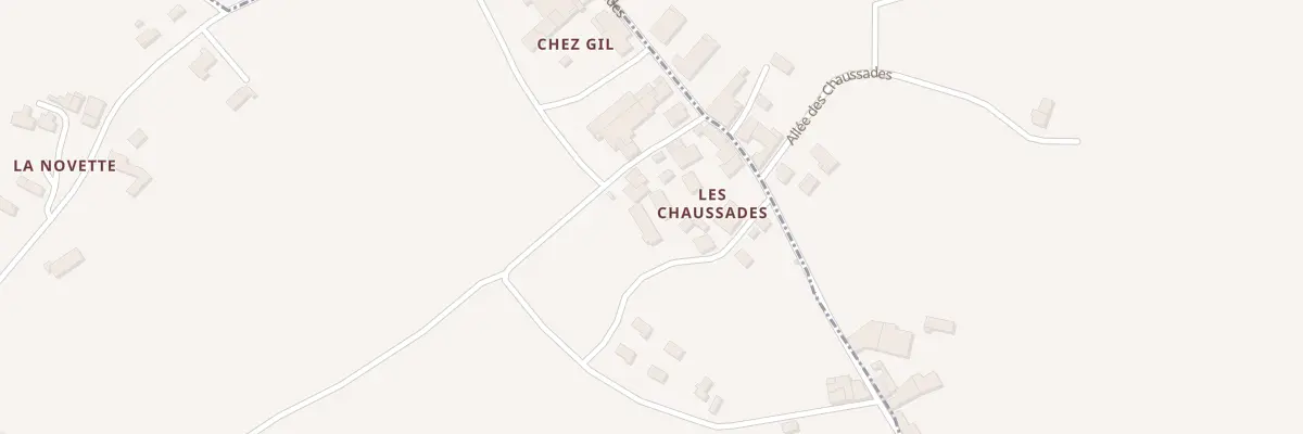 Plan du 5031 Les Chaussades au Tâtre