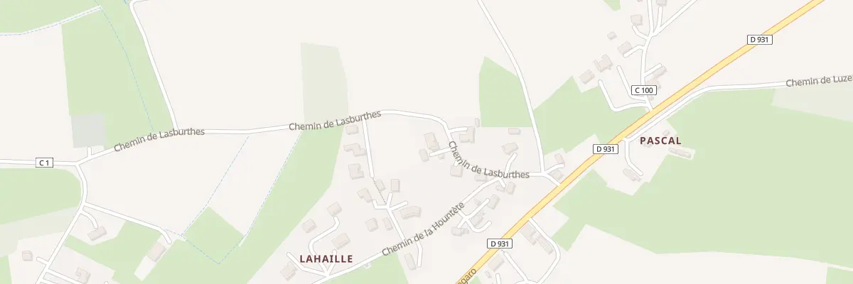 Plan du 7 Che de Lasburthes à Vergoignan