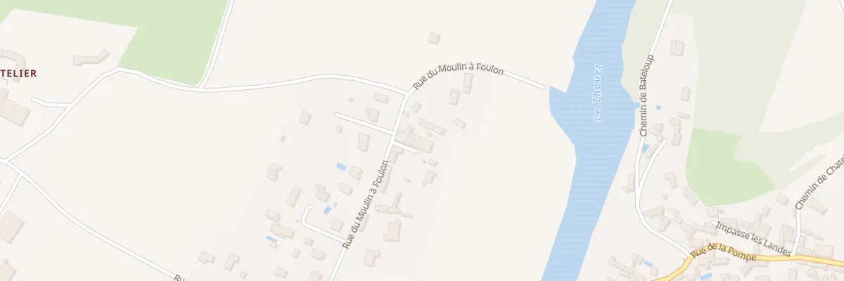 Plan du 26 Rue du Moulin A Foulon Doret à Thouars