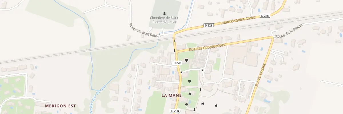 Plan du 72 Rue de la Mane à Saint-Pierre-d’Aurillac