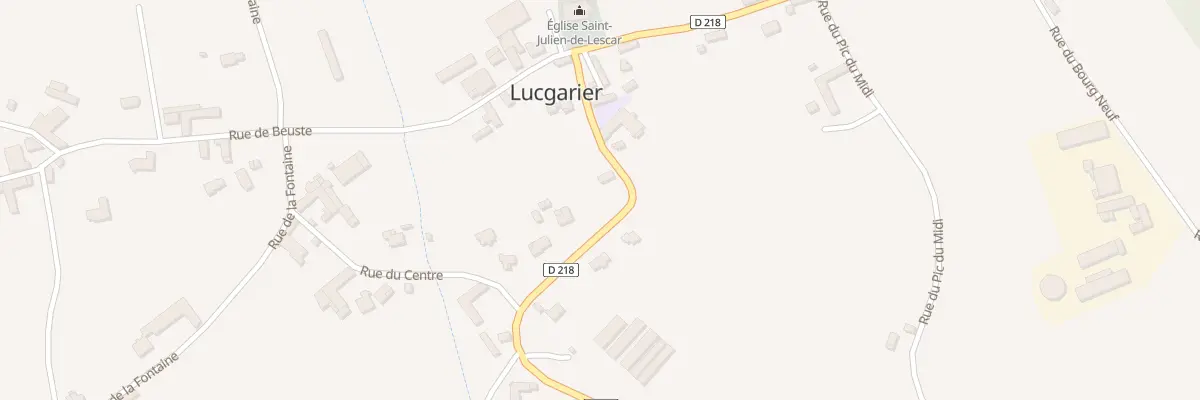 Plan du 8 Rue des Pyrenees à Lucgarier