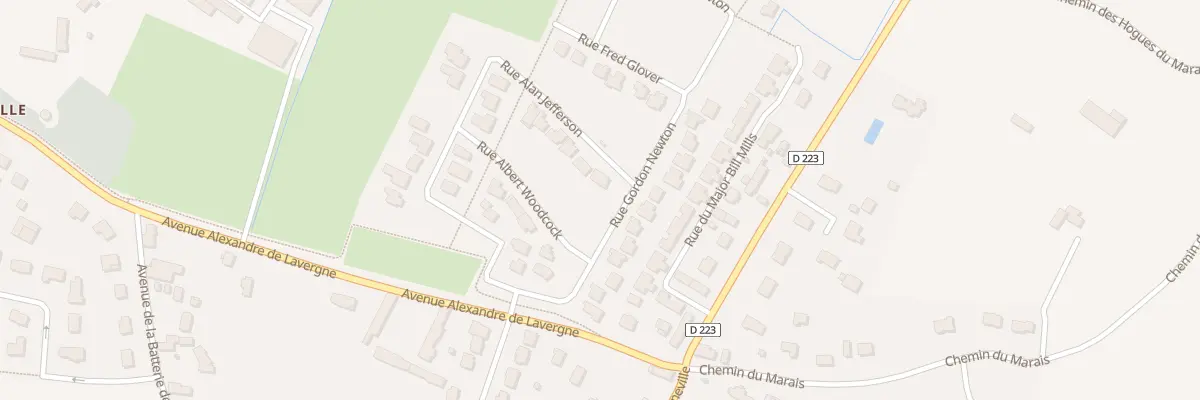 Plan du 11 Rue Gordon Newton à Merville-Franceville-Plage