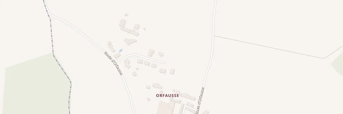 Plan du 5200F Orfausse à Verrie