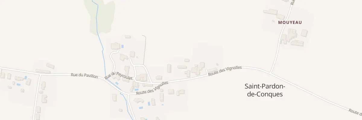 Plan du 855 Rte des Vignolles à Saint-Pardon-de-Conques