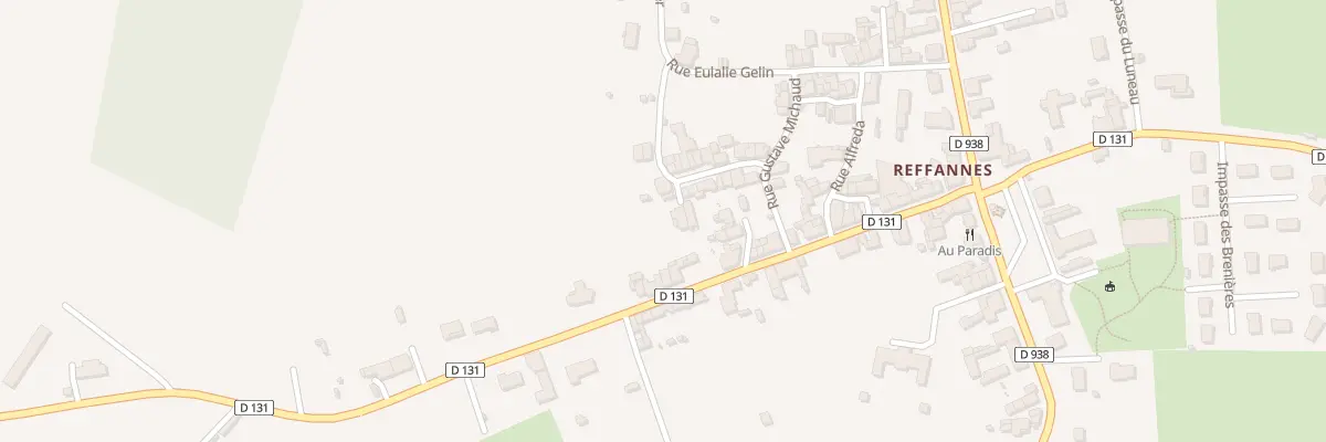 Plan du 5016 Rue du Château-d’Eau à Reffannes