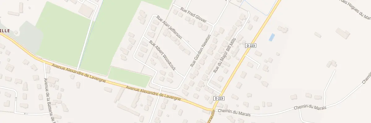 Plan du 9 Rue Gordon Newton à Merville-Franceville-Plage