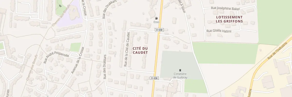 Plan du 21 Rue de la Cité de Caudet à Falaise