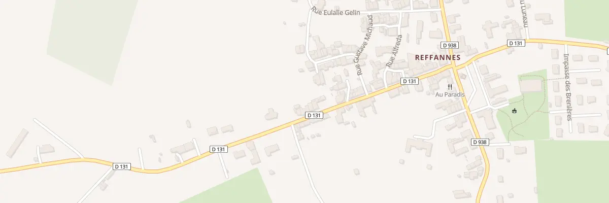 Plan du 29 Rue de la Poste à Reffannes