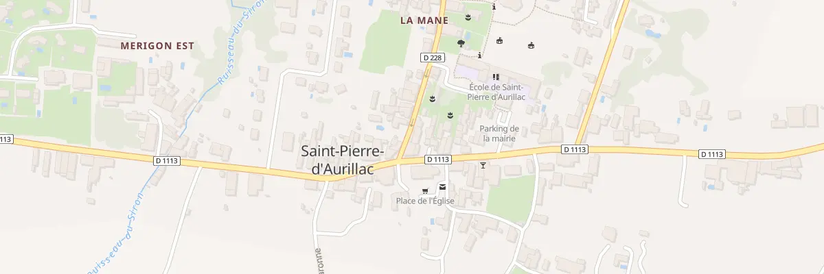 Plan du 3 Rue de la Mane à Saint-Pierre-d’Aurillac