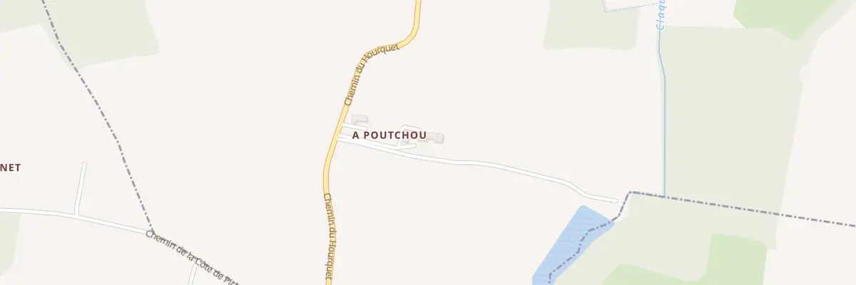 Plan du 1287 Che du Hourquet à Corneillan