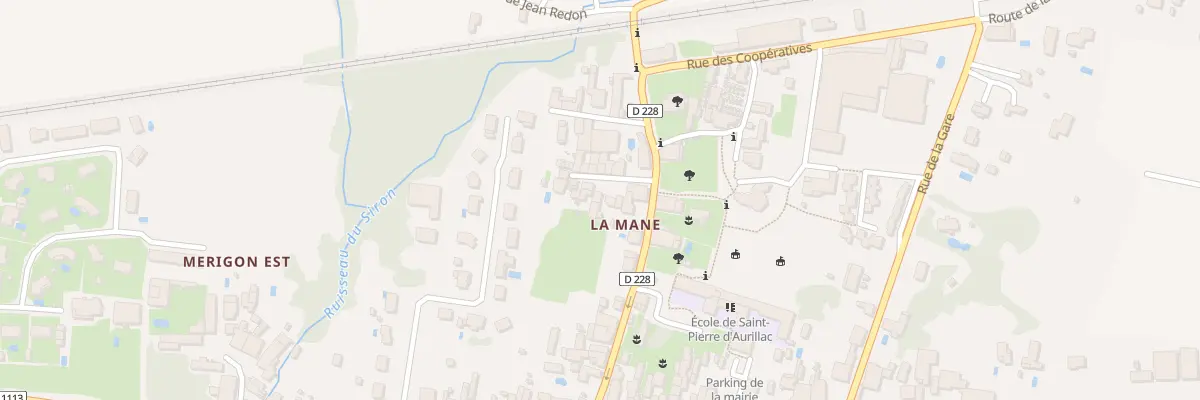 Plan du 34 Rue de la Mane à Saint-Pierre-d’Aurillac