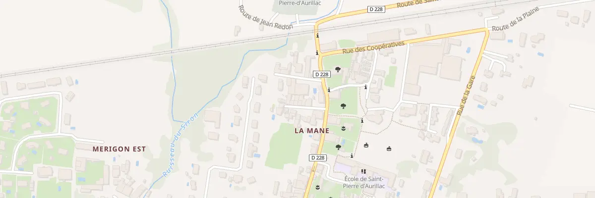 Plan du 46 Rue de la Mane à Saint-Pierre-d’Aurillac