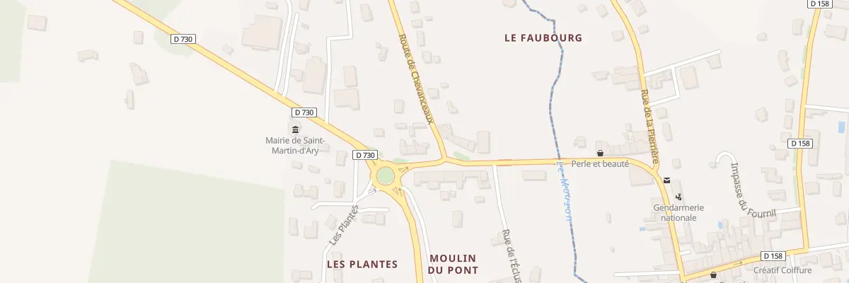 Plan du 5038 Le Faubourg à Saint-Martin-d’Ary
