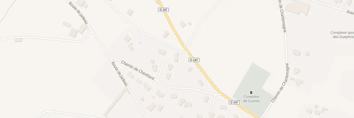 Plan du 6 Che de Chevillard à Guîtres