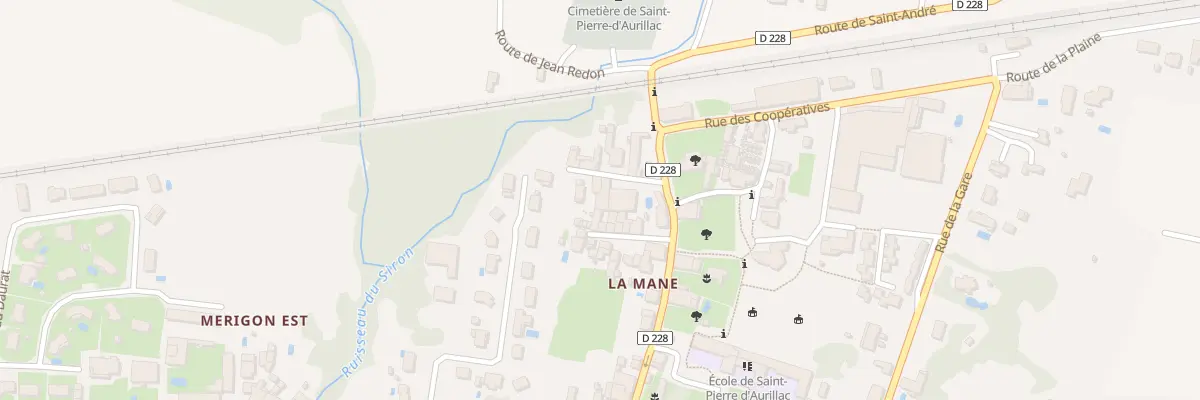 Plan du 58 Rue de la Mane à Saint-Pierre-d’Aurillac