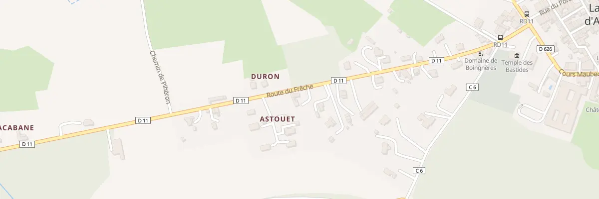 Plan du 619 Rte de le Frêche à Labastide-d’Armagnac