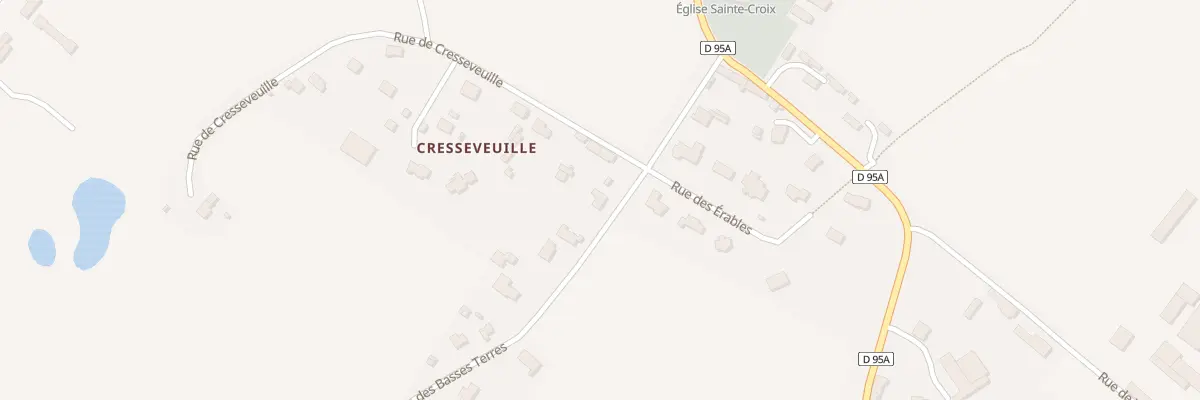 Plan du 2 Rue des Basses Terres à Gonneville-en-Auge