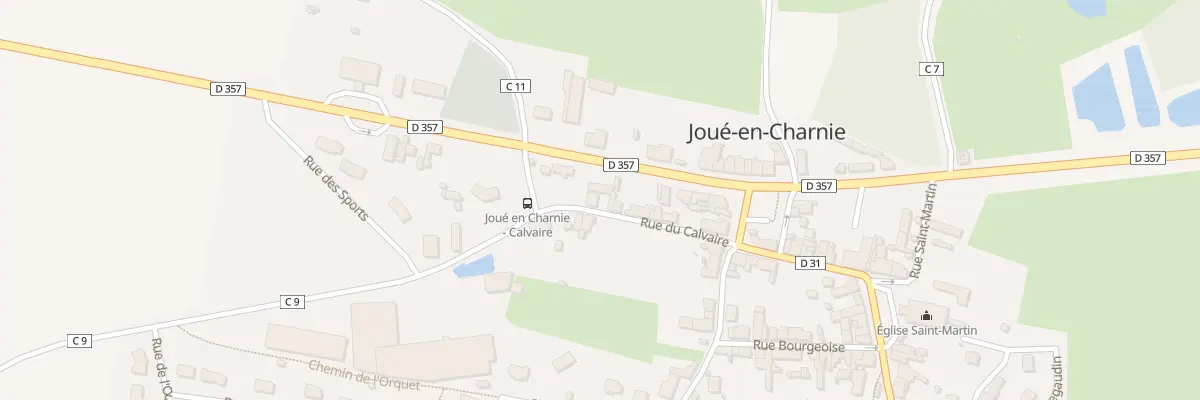 Plan du 12 Rue du Calvaire à Joué-en-Charnie