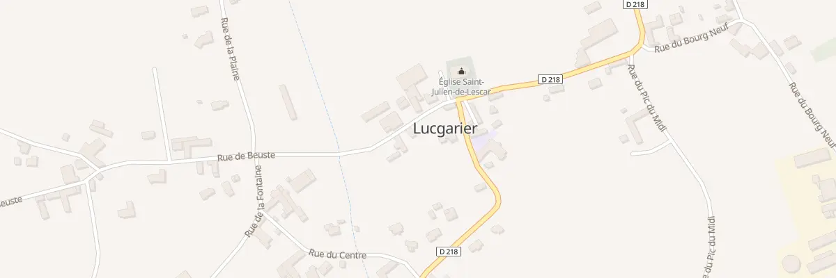Plan du 1 Rue de Beuste à Lucgarier