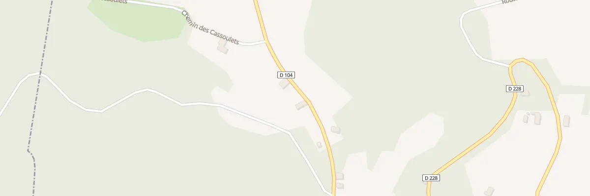Plan du 23 Rte de Burosse à Lalongue